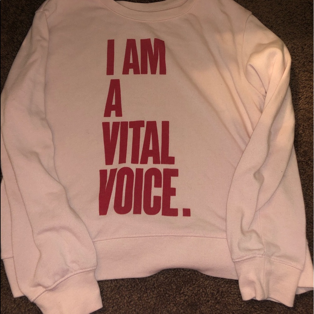 WOMENS RIGHT SOFT PINK SWEATSHIRT